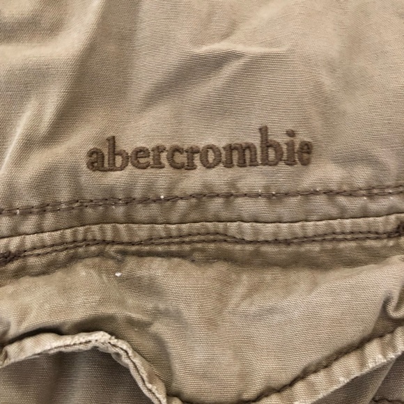 Abercrombie & Fitch Wilcox Field Shearling Lined Military Hooded Cargo Jacket - Picture 5 of 12